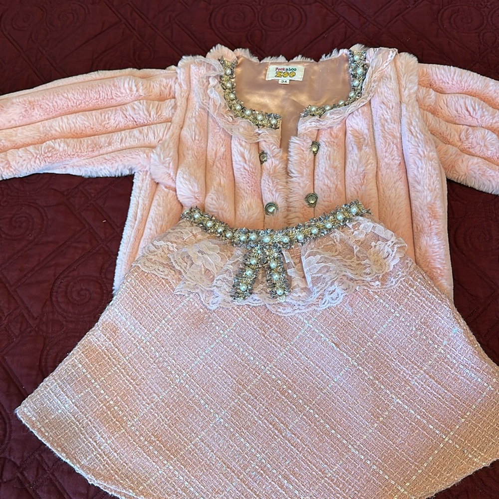 NEW gorgeous top and skirt for little princess pink. 3-4 years old. - Picture 1 of 11